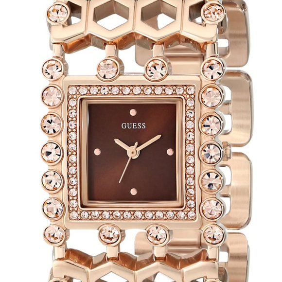 Guess Accessories - GUESS Women Analog Japanese Quartz Watch with Stainless Steel Rose Gold